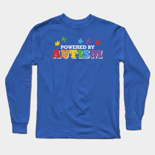 Autism Awareness - Powered by Autism Long Sleeve T-Shirt